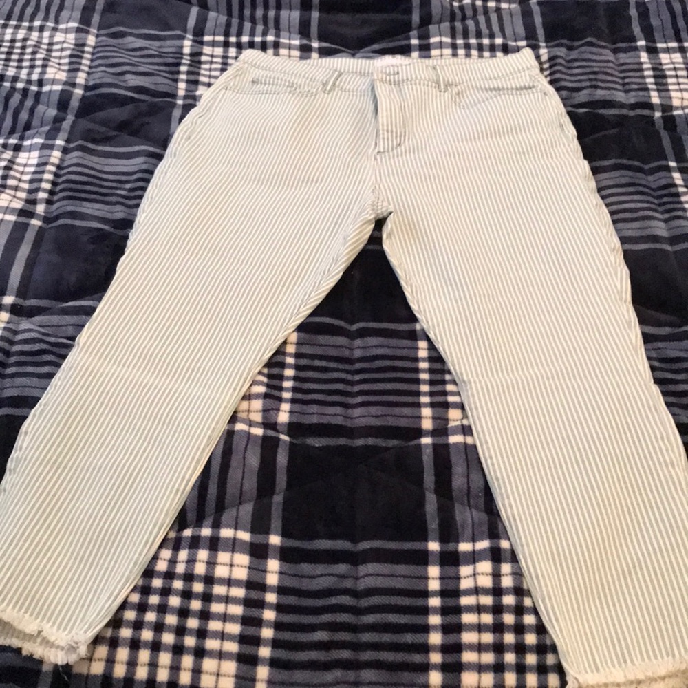 New without tags - loft stripped denim size 14